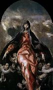 GRECO, El The Madonna of Charity France oil painting artist